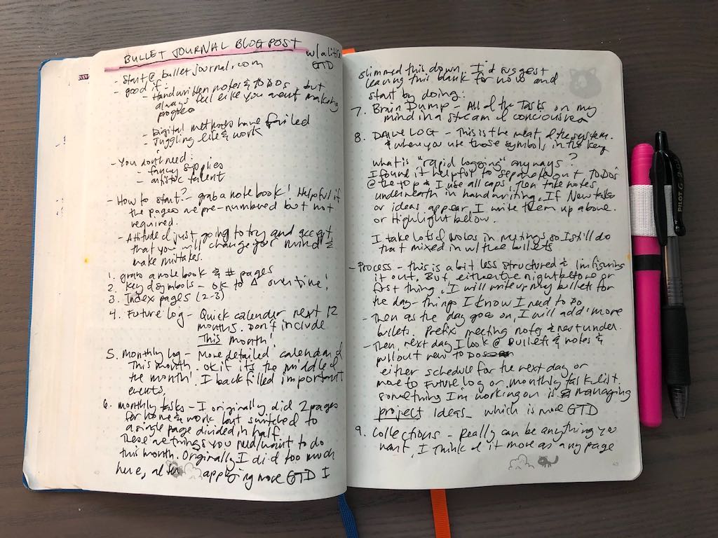 Using Bullet Journaling to Make the Most of Notetaking